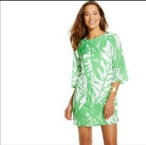 Lilly Pulitzer for Target Green & White Boom Boom Palm Mini Dress - XS